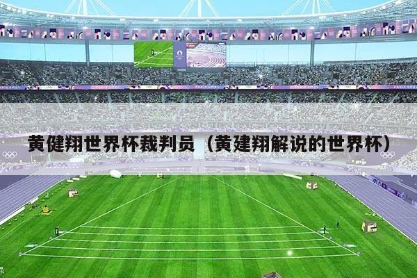 黄健翔世界杯裁判员（黄建翔解说的世界杯）